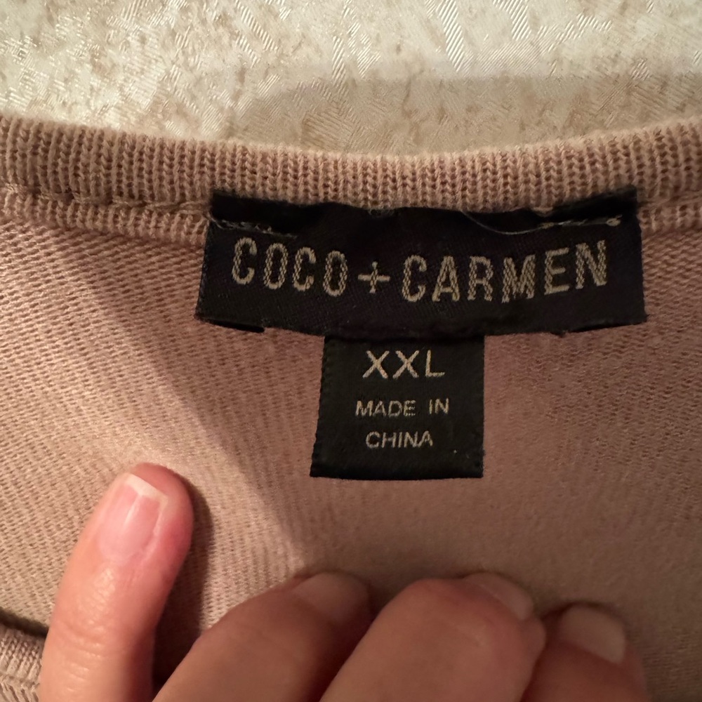 Coco + Carmen Women's Tan Sweater